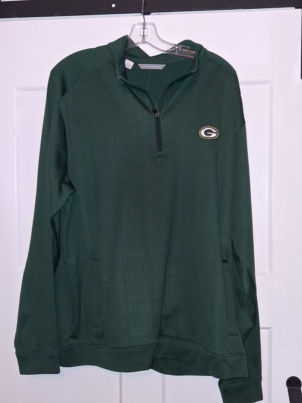 Cutter & Buck Green Quarter-Zip Pullover with Team G Logo